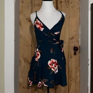 Pacsun flower romper dress